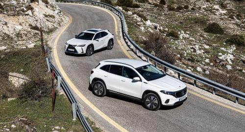Lexus UX 300e vs Mercedes-Benz EQA 250 1