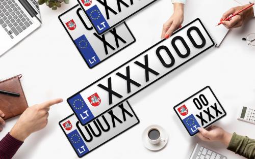 Lithuania's car license plate 2