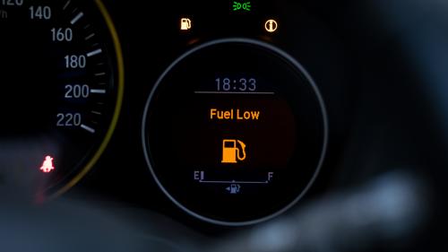 Low fuel warning 3