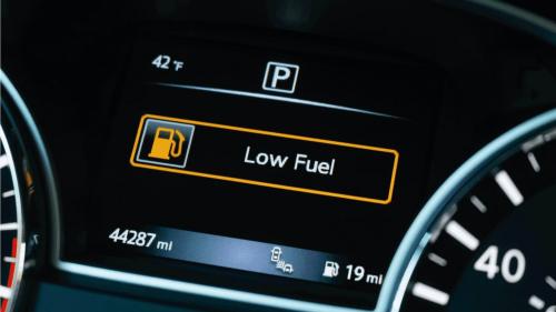 Low fuel warning 4