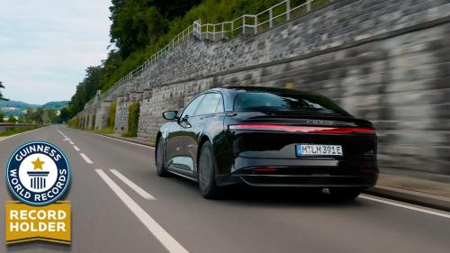 Lucid Air Grand Touring Guinness World Records Title 3
