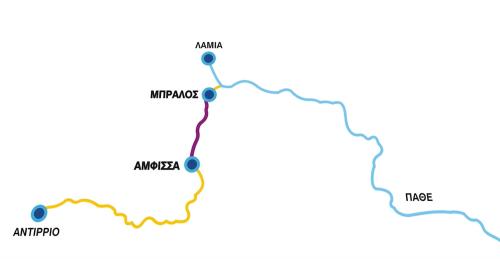 διαγώνιος οδικός άξονας Λαμία-Ιτέα-Αντιρριο