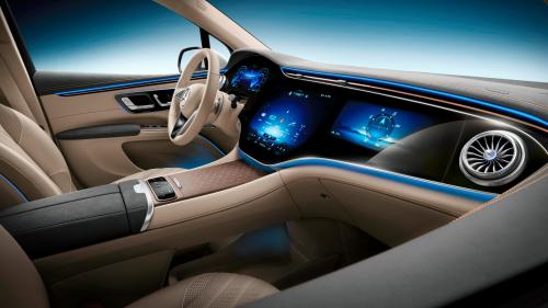 Mercedes EQS SUV interior