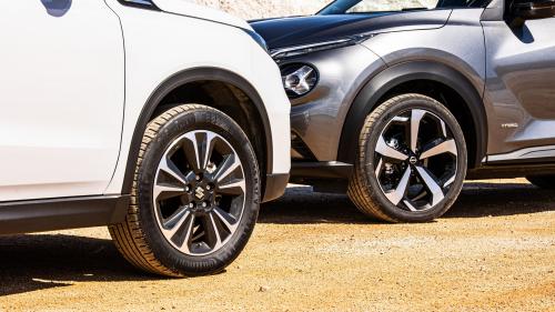 Nissan Juke Hybrid vs Suzuki Vitara Hybrid 4