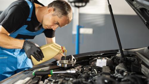 Oil change 4