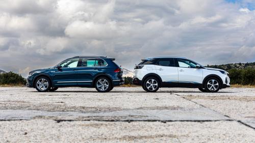 Peugeot 3008 vs VW Tiguan 3