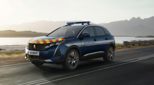 peugeot police car