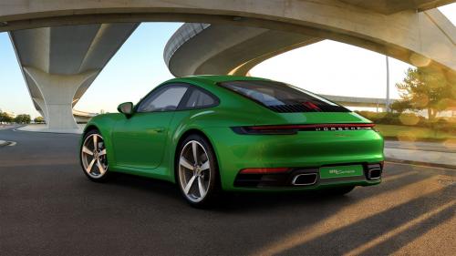 Porsche 911 Python Green Color