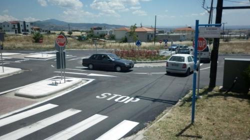 κίνηση σε πλατεία 