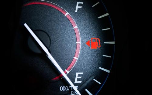 Running on empty gas tank 3