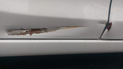 Rusty car scratch 2
