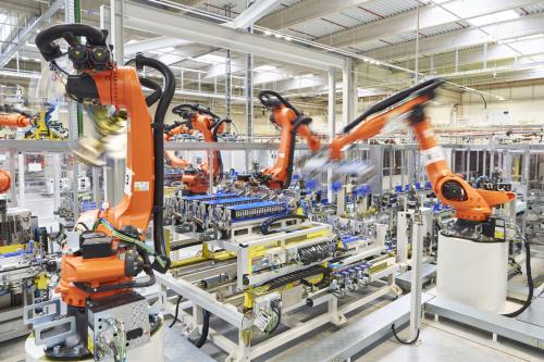 Skoda M8 battery assembly plant