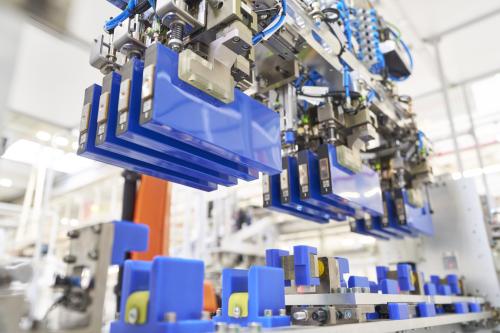 Skoda M8 battery assembly plant