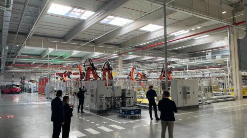 Skoda M8 battery assembly plant