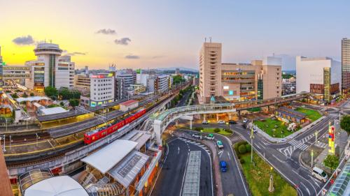 Η πόλη Toyota στην περιφέρεια Aichi της Ιαπωνίας.