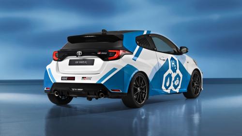 Κεντρική φωτό & πάνω: Το πρωτότυπο υδρογονοκίνητο Toyota GR Yaris