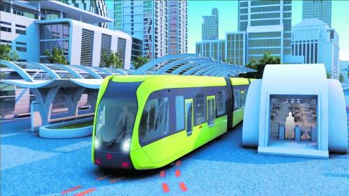 Trackless tram 4
