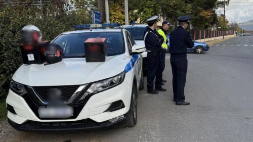 Μπλόκο τροχαίας κράνος