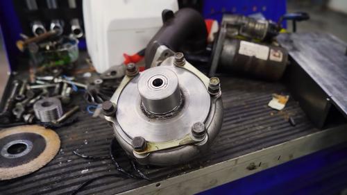 Turbocharging a Lada with a starter motor 2