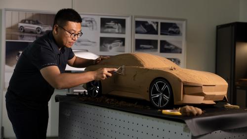 Volvo clay model