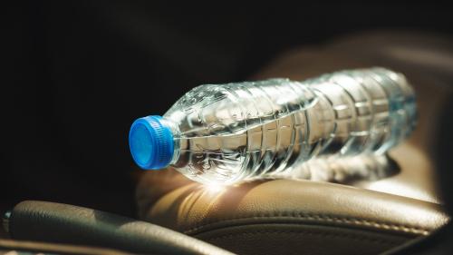 Water bottle in car 2
