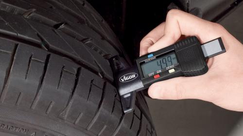 Worn tyre 3