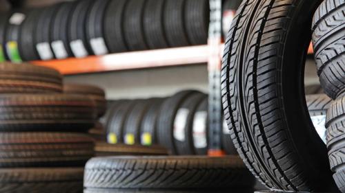 Worn tyre 4