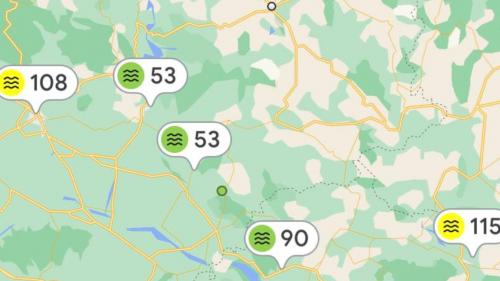 ποιότητα άερα google maps