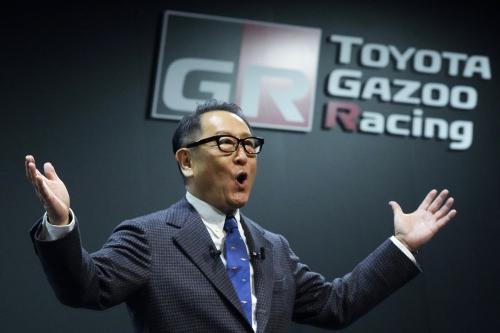 O επίτιμος πρόεδρος της Toyota, Akio Toyoda