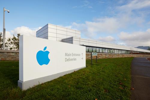 Η είσοδος των εγκαταστάσεων της Apple στην Καλιφόρνια των ΗΠΑ