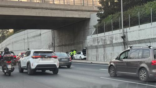 μπλόκο στην Αττική Οδό