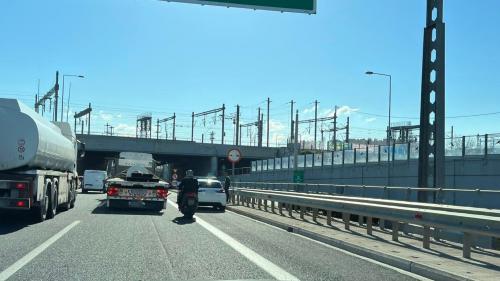 αττική οδός μπλόκο τροχαία