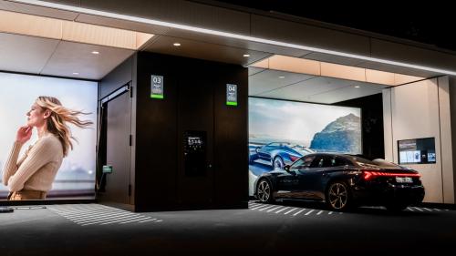 κόμβος φόρτισης ηλεκτρικών αυτοκίνητων Audi