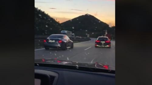 300 χλμ/ώρα προσπέραση Autobahn
