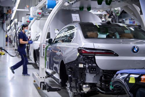 bmw series 7 production line