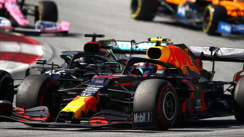 Alex Albon Lewis Hamilton