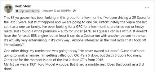 Corolla post