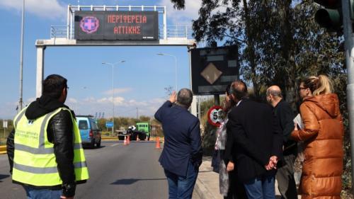 εργασίες στους δρόμους του Πειραιά