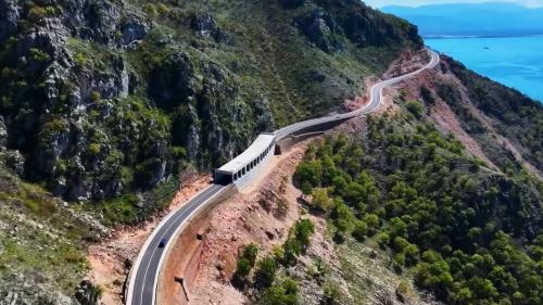 νέος παραθάσσιος δρόμος στην Αλβανία