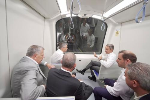 τελετή παράδοσης της επέκτασης του Μετρό της Θεσσαλονίκης