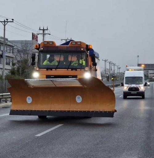 εκχιονιστικό όχημα Περιφέρειας Αττικής