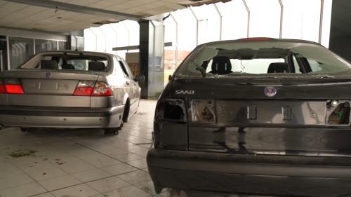εγκαταλελειμμένη έκθεση Saab