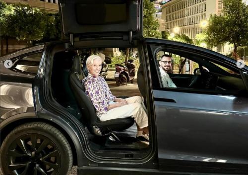 Maye musk tesla model X