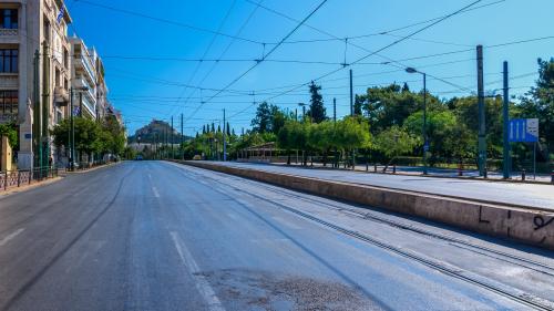 έργα στους δρόμους της Αθήνας