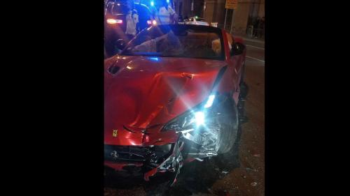 τροχαίο ατύχημα στην Ισπανία με Ferrari