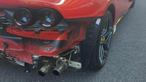 Ferrari 812 Superfast τροχαίο ατύχημα Ισραήλ 2022