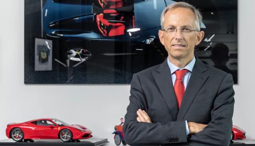 L'amministratore delegato Ferrari Benedetto Vigna