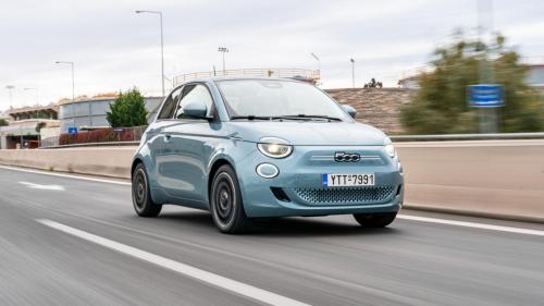fthinotero ilektriko fiat 500e