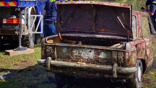 Fiat 125 λίμνη