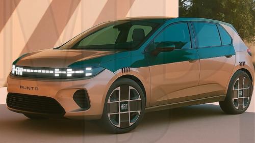 Ανεπίσημες ψηφιακές αποδόσεις του σχεδιασμού ενός μελλοντικού Fiat Punto